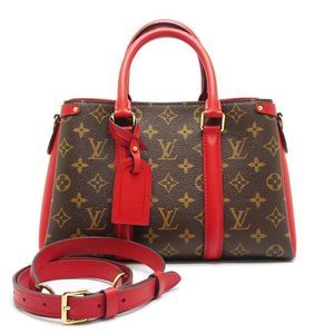 Louis Vuitton Soufflot NV BB 2 Way Bag With Shoulder Strap Monogram
